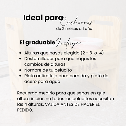 Graduable Shamel (Solo cachorros)