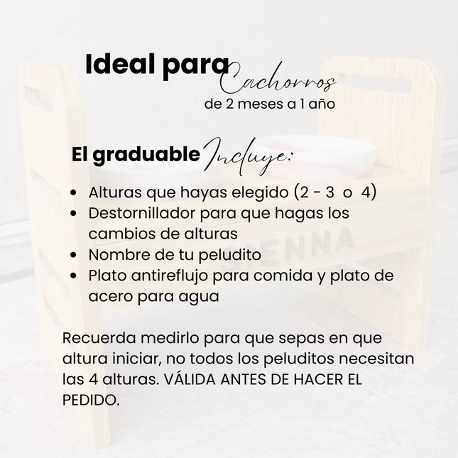 Graduable Shamel (Solo cachorros)