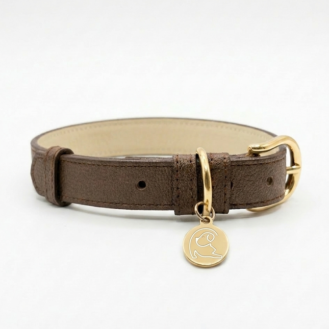 Collar Cacao Brillante