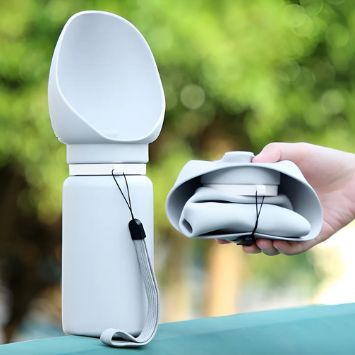 Bebedero Goma Plegable