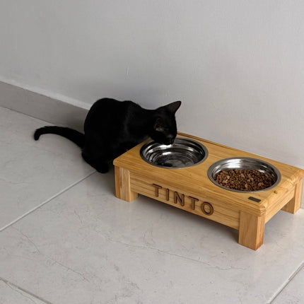 Comedero Acero Gatuno