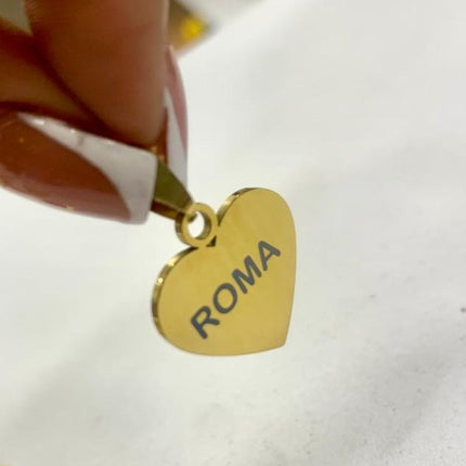 Placa de identificación en Corazón