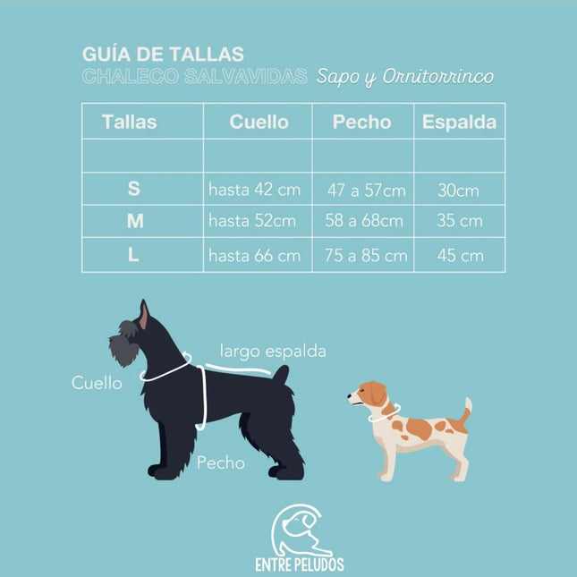 Chaleco salvavidas Ornitorrinco